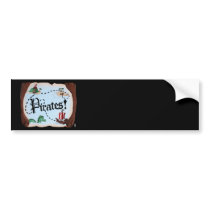 Pirate Map Bumper Sticker