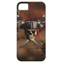 Pirate Map iPhone 5 Cases