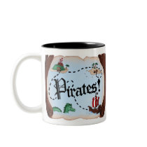 Pirate Map Coffee Mug