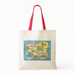 Pirate Map Tote Bag