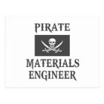 Pirate Materials Engineer Post Cards