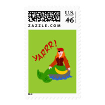 Pirate Mermaid Stamps