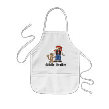 Pirate Middle Brother Apron