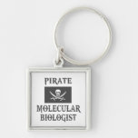 Pirate Molecular Biologist Keychains