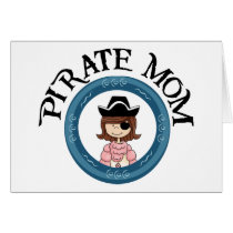Pirate Mom Greeting Cards