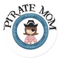 Pirate Mom Sticker