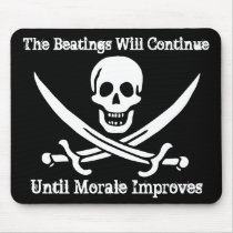 Pirate Morale Booster Mouse Pads
