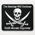 Pirate Morale Booster mousepads by penance76 Pirate Morale Booster mousepads
