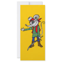 Pirate Mouse Full Color Rack Card