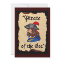 Pirate of the Sea invitation