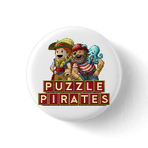 Pirate Pals Button by DreadRingers Pirate Pals Button