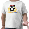 Pirate Panda Kids T-shirt by GSquared Pirate Panda Kids T-shirt