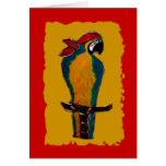 Pirate Parrot Card
