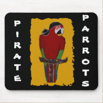 Pirate Parrot mousepads