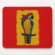 Pirate Parrot Mouse Mats