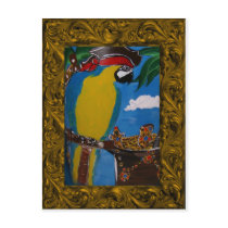 Pirate Parrot postcards by Party_Pets Pirate Parrot postcards