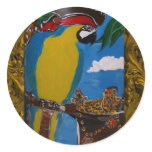 Pirate Parrot Stickers
