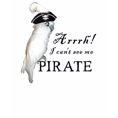 Pirate Parrot T Shirts by wolfmama