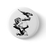Pirate & Parrot with Spyglass Pinback Buttons