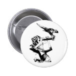 Pirate & Parrot with Spyglass Pinback Buttons