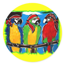 PIRATE PARROTS STICKER
