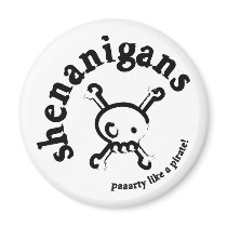 Pirate Parrrrty magnets by hannahnacu Pirate Parrrrty magnets