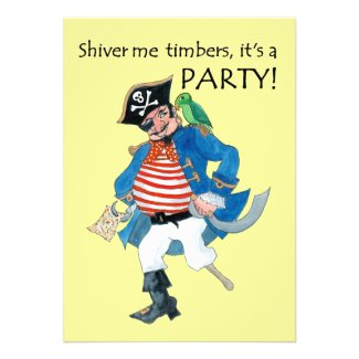 'Pirate' Party Invitation