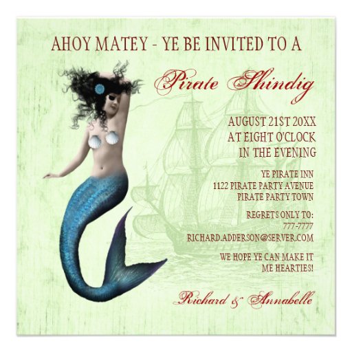 Pirate Party Invitation