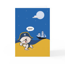 Pirate Party invitation card