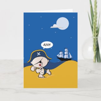 Pirate Party invitation card card
