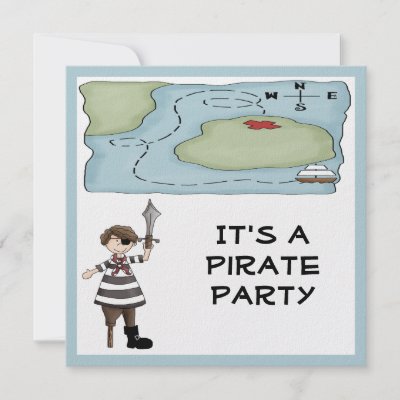 Pirate Party Invitations on Pirate Party Invitations From Zazzle Com