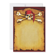 Pirate Party Invitations