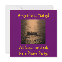 Pirate Party Invitations