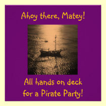 Pirate Party Invitations invitations