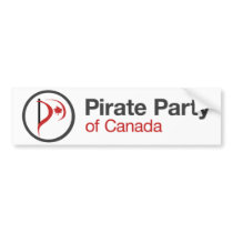 Pirate Party Of Canada bumper stickers