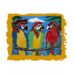 Pirate Party  Parrots Shirt