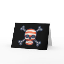 Pirate Patriot Greeting Card