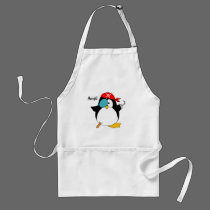 Pirate Penguin aprons by ironydesign Pirate Penguin aprons
