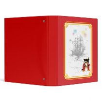 Pirate Penguin Avery Binder
