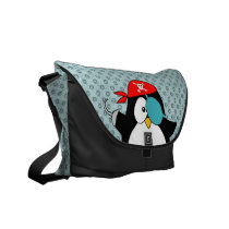 Pirate Penguin Bags messenger bags