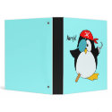 Pirate Penguin Binder by ironydesign Pirate Penguin Binder