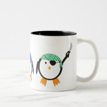 Pirate Penguin Mug