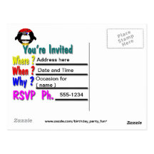 Pirate Penguin Postcard