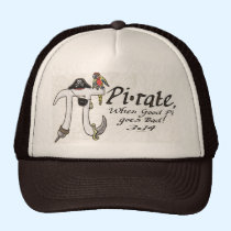 Pirate Pi Day Gear hats