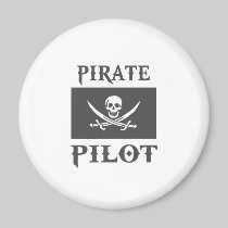 Pirate Pilot Fridge Magnets