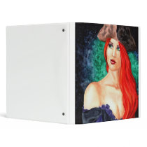 Pirate Portrait 3 Ring Binder