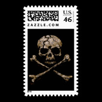 Pirate Postage stamps