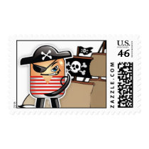 Pirate Postage Stamp