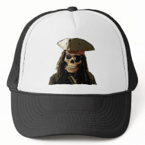 Pirate Posterized skull face hats by Studio16a Pirate Posterized skull face hats