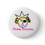 Pirate Princess Buttons